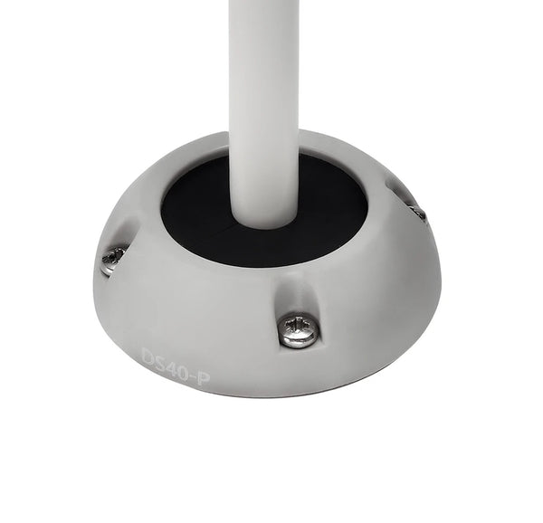 Grey Scanstrut DS40-P vertical cable seal with white cable passing through waterproof bung