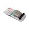 Profile view of Scanstrut grey double cable seal in clear retail pack