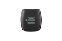 Front view of the closed Scanstrut Flip Pro Plus charger module