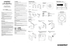 Technical drawing and installation instructions for Scanstrut TILE USB charging socket