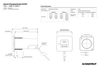 Dimensional drawing and technical specifications for Scanstrut TILE USB socket