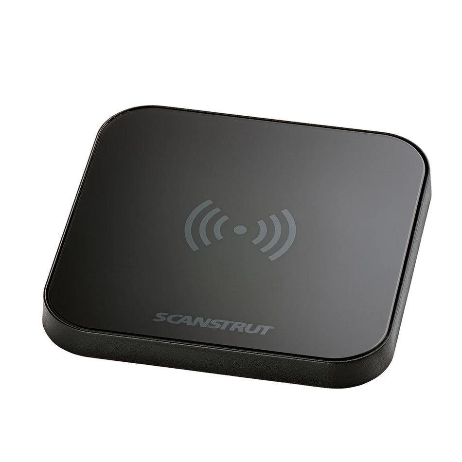 Scanstrut 15W magnetic Ultra Qi2 waterproof wireless charger in black
