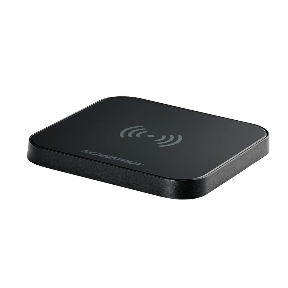 Low profile view of the Scanstrut Ultra Qi2 waterproof wireless charger