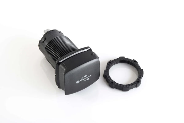 Scanstrut Flip Pro USB socket component and black plastic locking ring