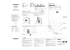 Technical installation instructions and drilling template for Ventura series TV socket