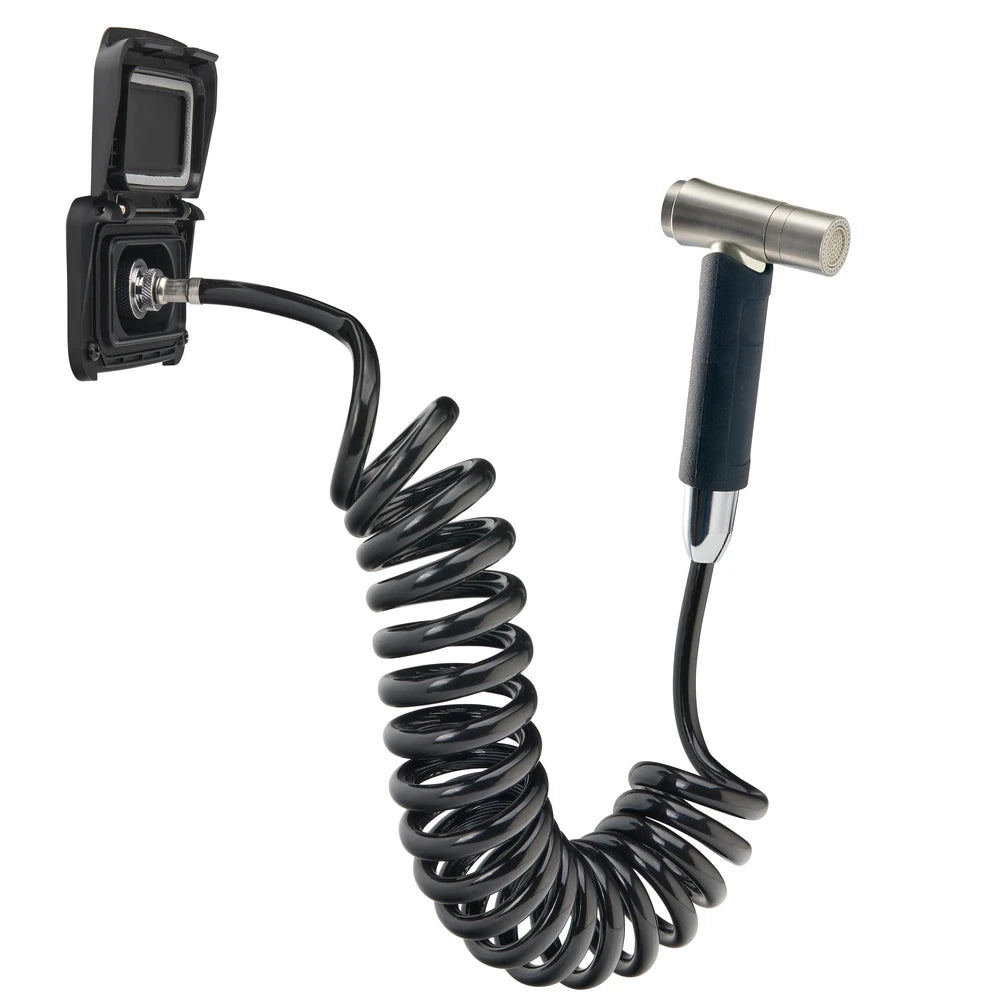 Scanstrut Ventura cold water outlet with 3m coiled hose and stainless steel spray head