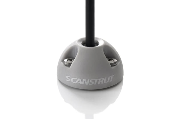 Light grey Scanstrut vertical cable seal with a black cable entering through the top