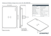 Technical dimensional drawing of Scanstrut flush-mount wireless charger