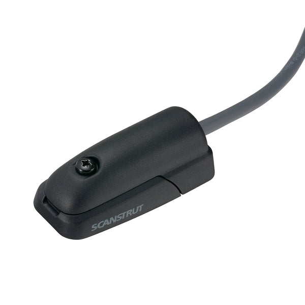 Side view of low-profile cable seal showing the tapered design for reduced snagging