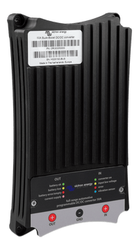 Perspective view of the DC-DC converter highlighting the slim 30mm profile