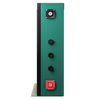 Side view of battery terminals and communication ports on the 300Ah lithium battery