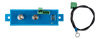 Top view of 100A BatteryProtect with included terminal cable and 7-segment display