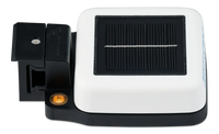 Perspective view of SolarSense 750 monitor showing durable white and black casing