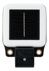 Top view of monitor showing two 6.5mm mounting holes and alignment bracket