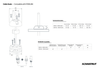 Dimensions and Starlink compatibility table for DS16 and DS30 vertical cable seals