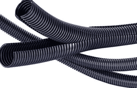 7mm ID Split Tube Flexible Conduit Black- 400m Roll Main Image