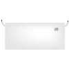 White backsheet of Sunman eArc flexible solar panel with technical specification sticker