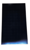 Perspective view of the sleek all-black finish on the SunPower Maxeon 3 solar panel