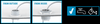 Close-up views of the tank electrode mounting from the outside and inside with water type icons