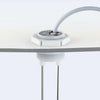 Tank level sensor installed through a tank wall using inside mounting configuration