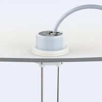 Tank level sensor installed through a tank wall using outside mounting configuration