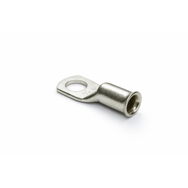 Sealed bag of ten 50mm² tinned copper bellmouth lugs with M12 stud hole label