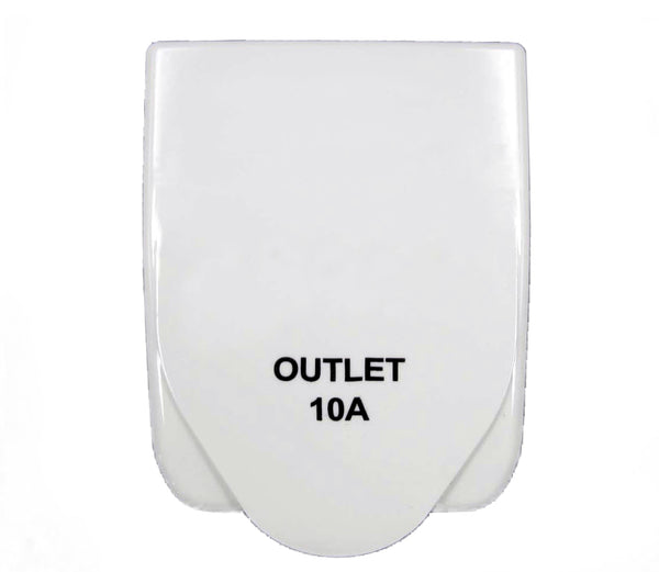 Transco 15A White Caravan Power Outlet