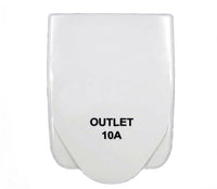 Transco 15A White Caravan Power Outlet