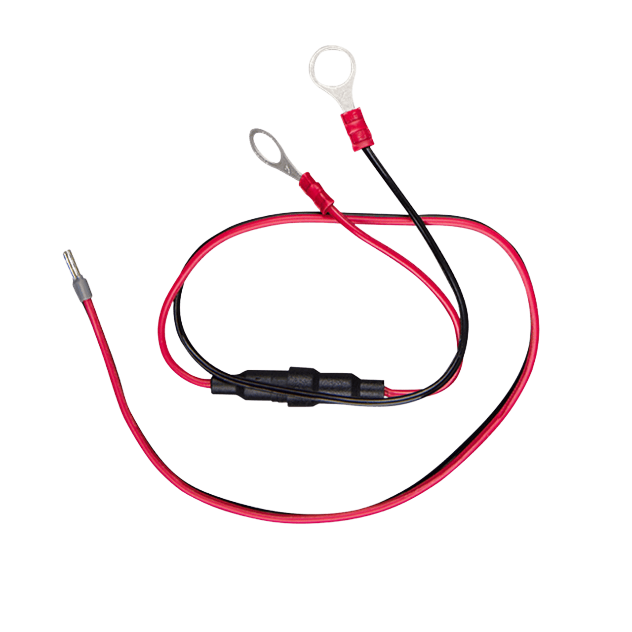 Power cable for VE.Bus Smart Dongle with ring terminals and inline fuse