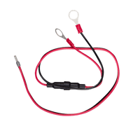 Power cable for VE.Bus Smart Dongle with ring terminals and inline fuse