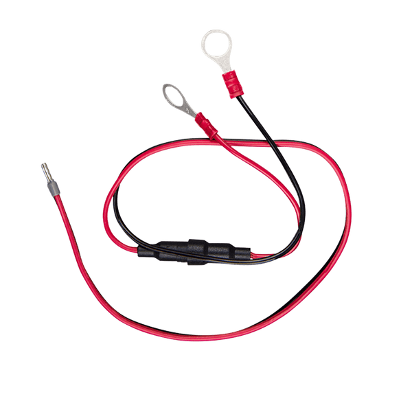 Power cable for VE.Bus Smart Dongle with ring terminals and inline fuse