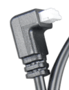 Close-up view of the 90-degree right-angle VE.Direct connector