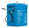 Perspective view of the NextGen Victron lithium battery and BMS connector leads