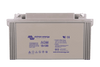 Front view of Victron 12V 130Ah AGM deep cycle battery showing capacity and specifications label