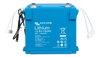 Victron 12.8V 150Ah Smart NG LiFePO4 battery front view showing BMS cables and rope handles