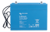 Front view of Victron 12.8V 180Ah Smart LiFePO4 battery with integrated BMS cables