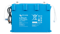 Front view of Victron 12V 200Ah Smart NG lithium battery