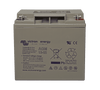 Victron 12V 22Ah AGM deep cycle battery with screw terminals and detailed specification label