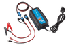 Victron 12V 25A battery charger with included battery clamps, M8 eyelet connectors and AU/NZ mains plug
