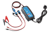 Victron 12V 4A Blue Smart IP65 charger with alligator clips, eyelet connectors and Australian power plug