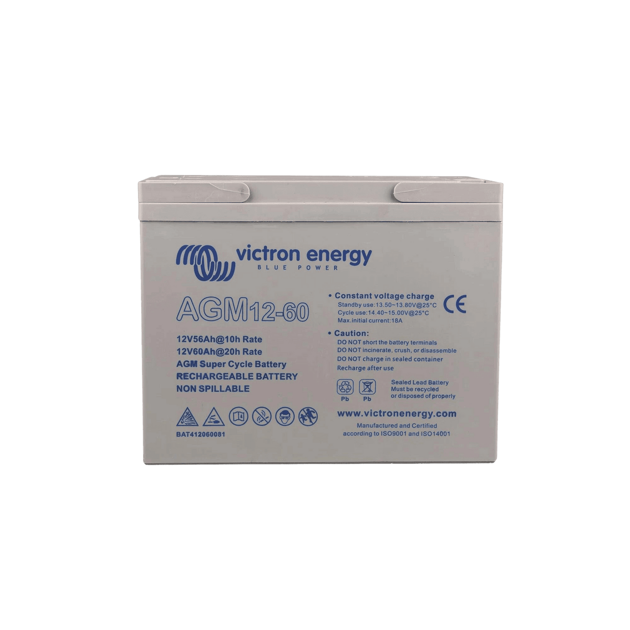 Victron 12V 60Ah AGM Super Cycle Deep Cycle Battery