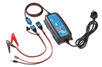 Victron 12V 7A battery charger with alligator clips, eyelet terminals and AU/NZ power plug