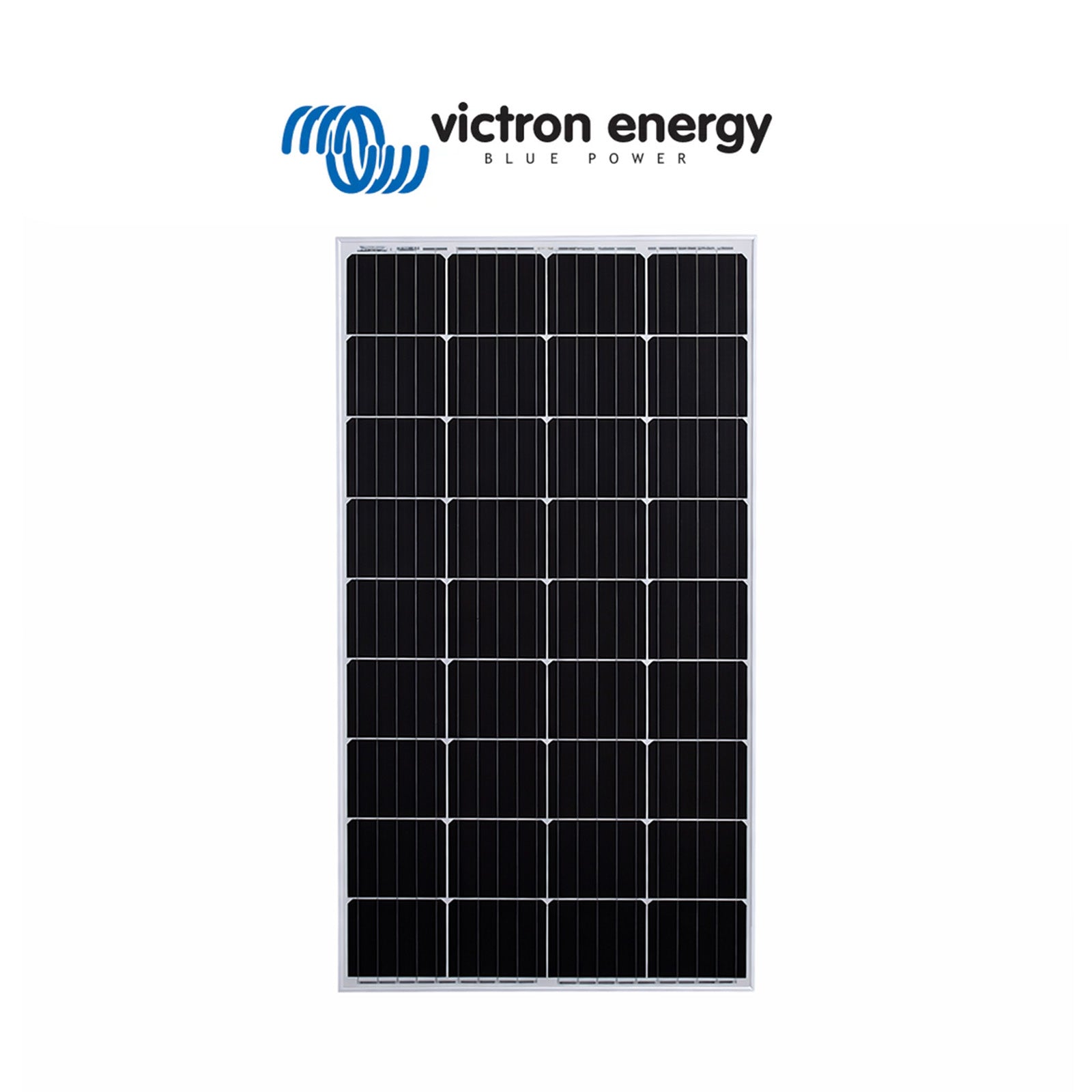 Victron 130W monocrystalline solar panel with silver aluminium frame