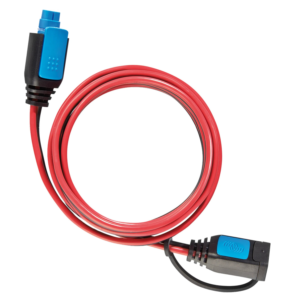 Coiled 2m red 20A extension cable for Victron IP65 chargers