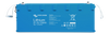 Front view of Victron 48V 100Ah Smart NG lithium battery with blue IP65 case and rope handles