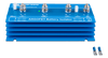 Blue Victron Argo FET 100A battery isolator with four M8 studs and status LED
