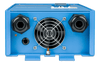 Bottom view of 100A autotransformer showing cooling fan and dual cable glands