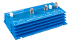 Victron battery isolator perspective view highlighting cooling fins and input connection