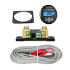 Complete BMV-712 kit including battery monitor, 500A shunt, square bezel, and connecting cables
