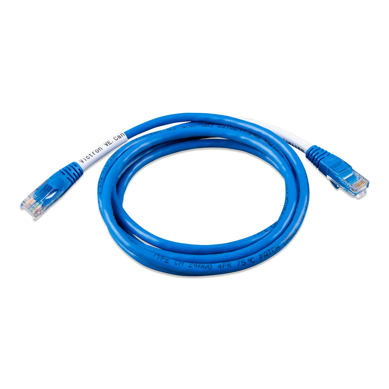 Perspective view of the 1.8m Victron VE.Can to CAN-bus BMS Type B cable